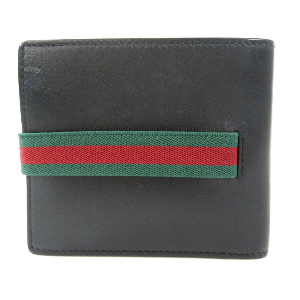 Gucci Sherry Line Bifold Wallet Leather - Picture 2 of 8